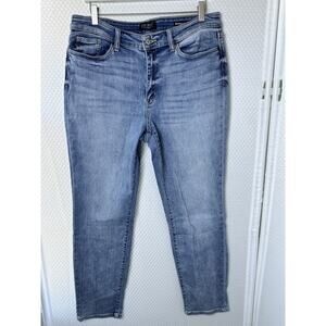 Judy Blue Jeans Womens 13/31 Blue Boyfriend Denim Stretch Pants Style JB82335LT